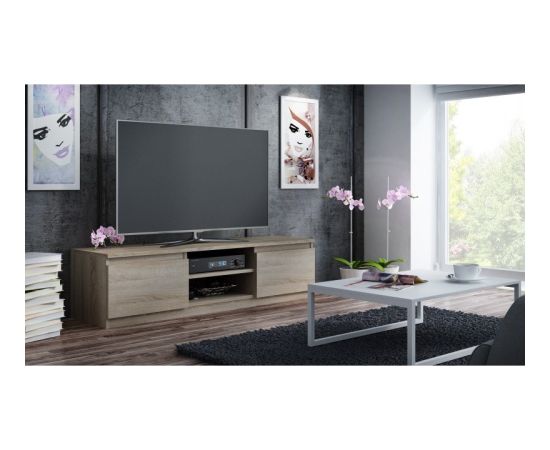 Top E Shop Topeshop RTV140 SONOMA TV stand/entertainment centre 2 shelves