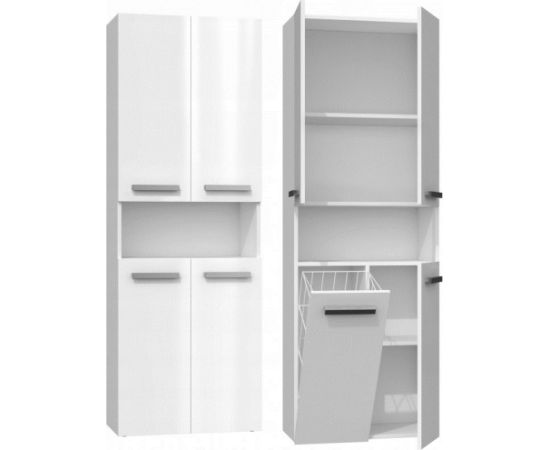 Top E Shop Topeshop NEL 1K DK BPOŁ bathroom storage cabinet White