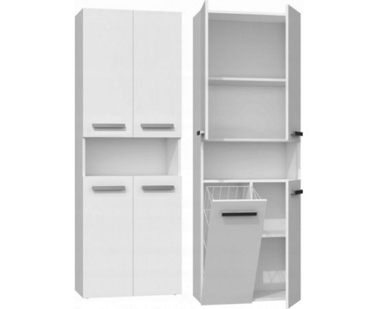 Top E Shop Topeshop NEL 1K DK BIEL bathroom storage cabinet White