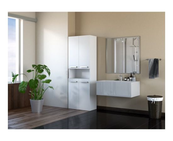 Top E Shop Topeshop NEL 1K DK BIEL bathroom storage cabinet White