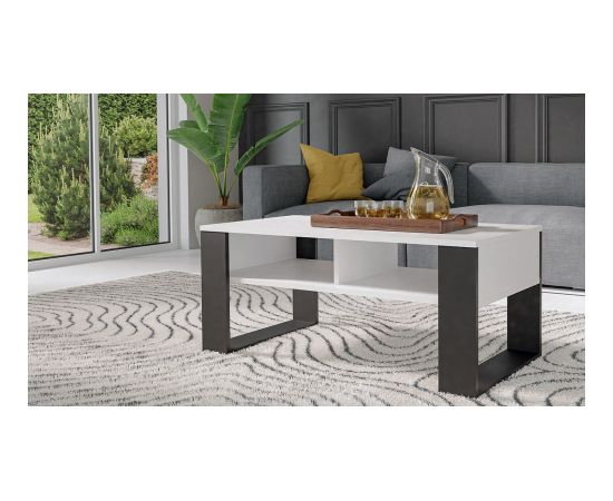 Top E Shop Topeshop MODERN 2P BIEL CZ coffee/side/end table Coffee table Rectangular shape 2 leg(s)