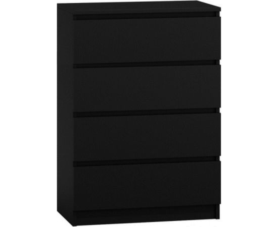 Top E Shop Topeshop M4 CZERŃ chest of drawers