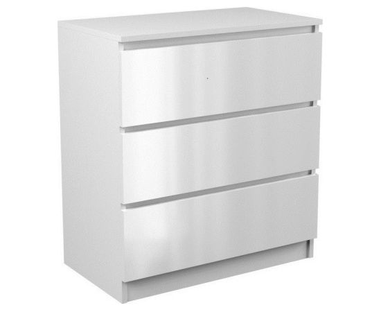 Top E Shop Topeshop M3 BIEL POŁYSK chest of drawers