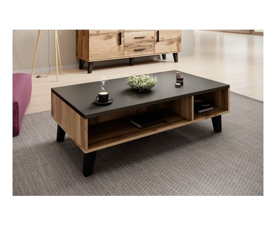 Cama Meble Cama LOTTA 110 coffee table wotan oak/mat black