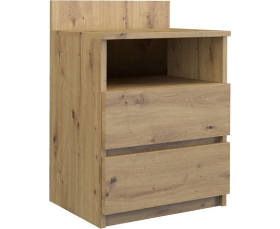 Top E Shop Topeshop M1 ARTISAN nightstand/bedside table 2 drawer(s) Oak