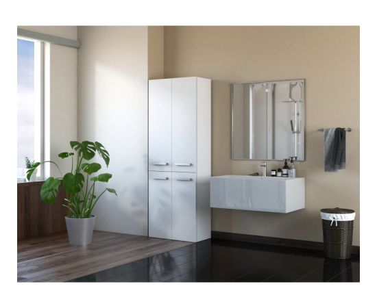 Top E Shop Topeshop NEL 1K DD BIEL bathroom storage cabinet White