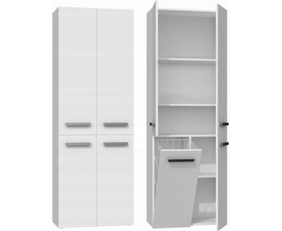 Top E Shop Topeshop NEL 1K DD BIEL bathroom storage cabinet White