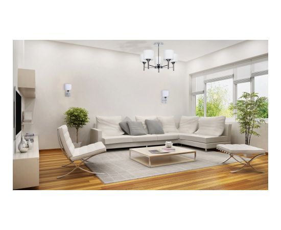 Activejet Classic single wall lamp - MIRA chrome E27 for the living room