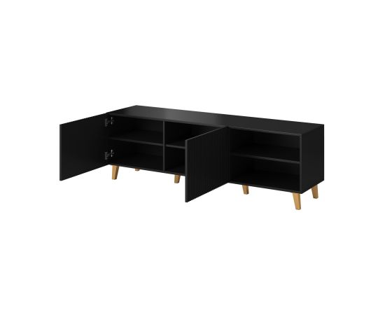 Cama Meble Cama RTV cabinet PAFOS 150x42x52 Black matt