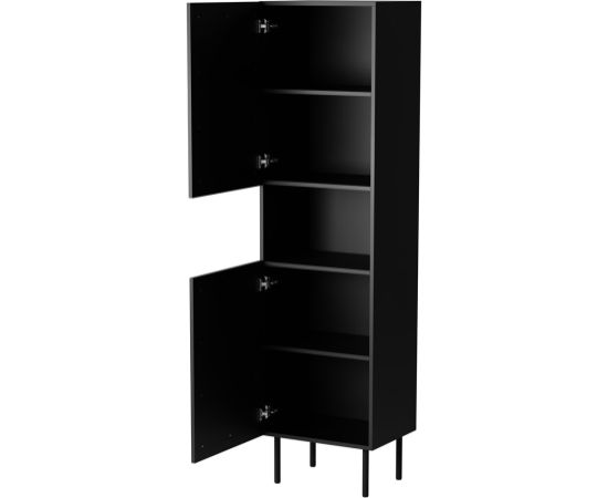 Cama Meble Cabinet JUTA 50x39.5x190 black + linol calabria