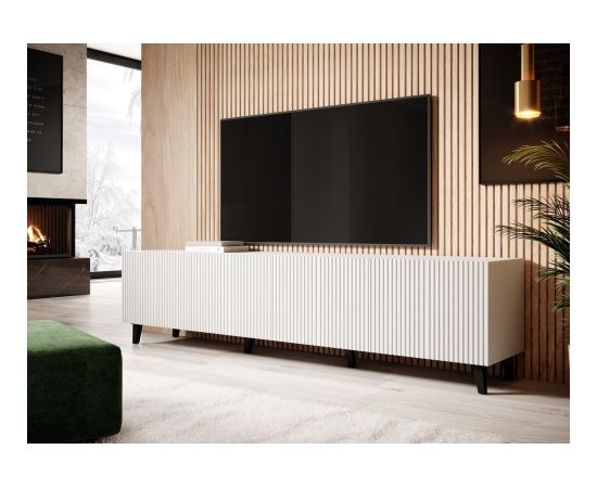 Cama Meble Cama RTV cabinet PAFOS 200x42x52 White matt