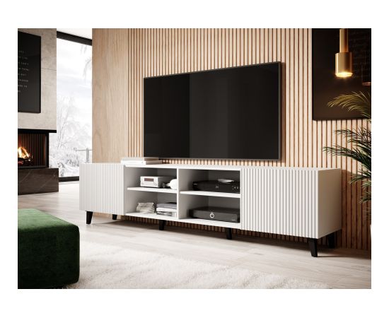 Cama Meble Cama RTV cabinet PAFOS 200x42x52 White matt