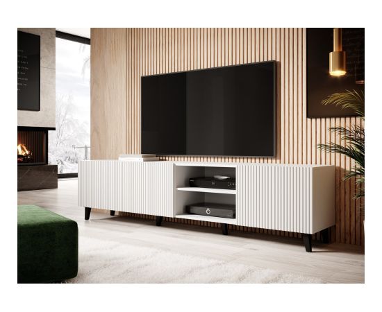 Cama Meble Cama RTV cabinet PAFOS 200x42x52 White matt