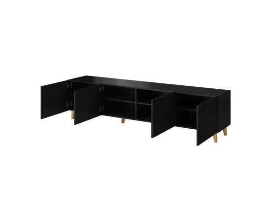 Cama Meble Cama RTV cabinet PAFOS 200x42x52 Black matt