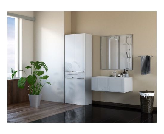 Top E Shop Topeshop NEL 2K DD BPOŁ bathroom storage cabinet White