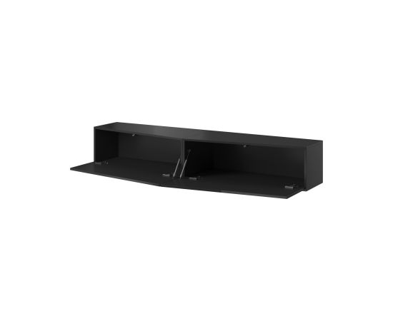 Cama Meble Cama TV stand VIGO SLANT 180cm (2x90) black/black gloss