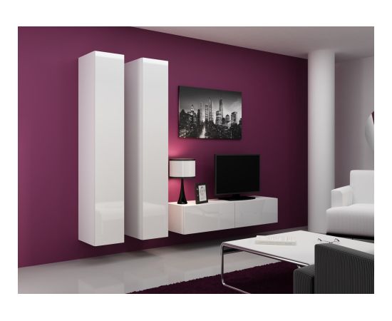 Cama Meble Cama Full cabinet VIGO '180' 180/40/30 white/white gloss