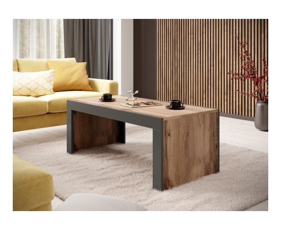 Cama Meble Cama MILA bench/table 120x60x50 oak wotan + anthracite