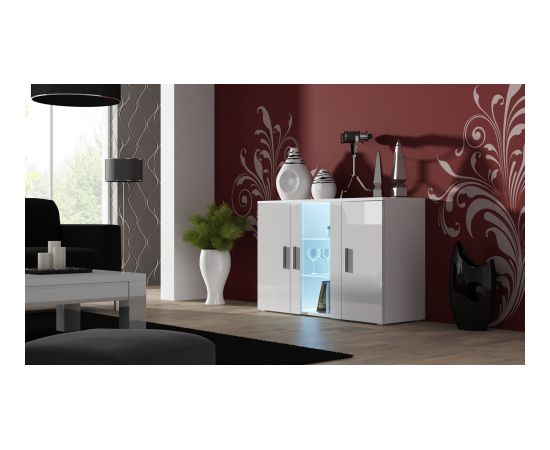 Cama Meble Cama sideboard 120 cm SOHO S7 white/white gloss