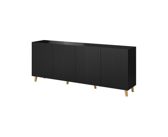 Cama Meble Cama Commode PAFOS 200x42x82 Black matt