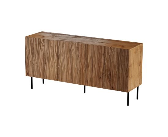 Cama Meble JUNGLE chest of drawers 152x40.5x74.5 oak wotan + black legs