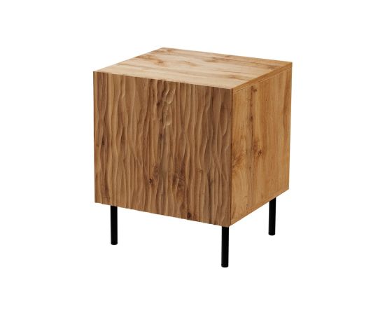 Cama Meble Bedside table 2 pcs. JUNGLE 53.5x40.5x44 oak wotant + black legs