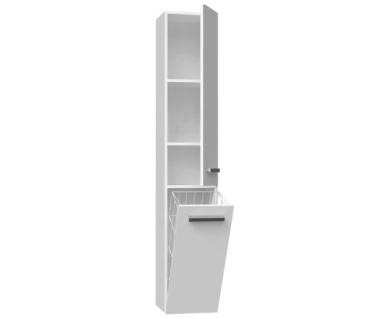 Top E Shop Bathroom cabinet NEL IV 31x30x174 cm, white, glossy