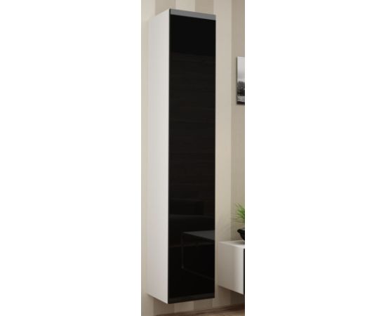 Cama Meble Cama Full cabinet VIGO '180' 180/40/30 white/black gloss