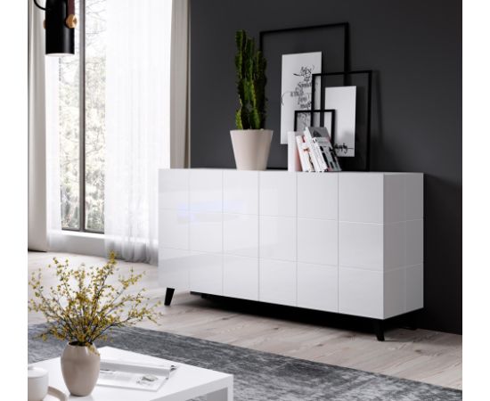 Cama Meble Cama sideboard 2D REJA white gloss/white gloss