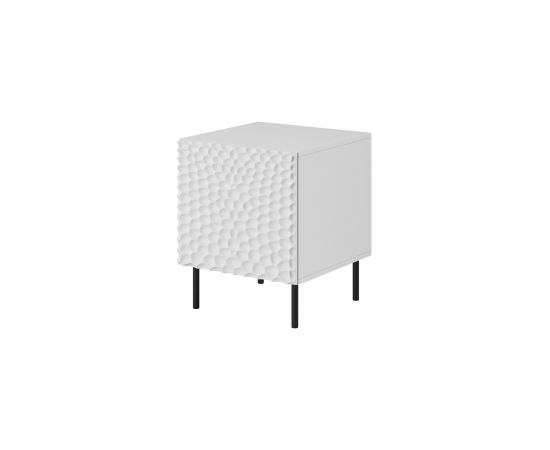 Cama Meble HOLE bedside table 2 pcs. 44x40.5x53.5 cm white matt