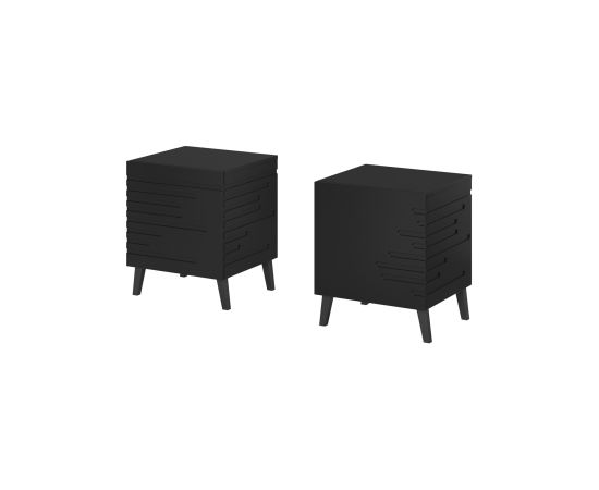 Cama Meble Cama bedside cabinet NOVA 44x40x52 mat black