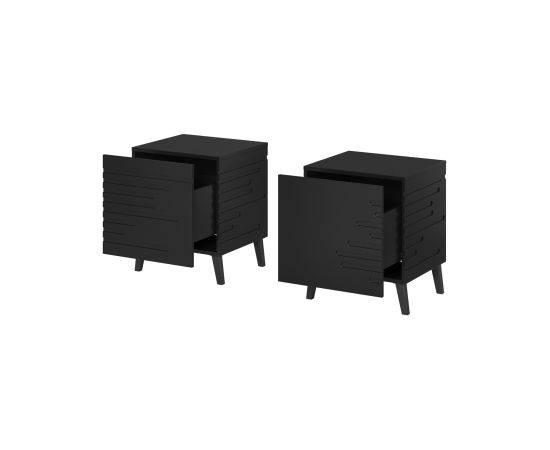 Cama Meble Cama bedside cabinet NOVA 44x40x52 mat black