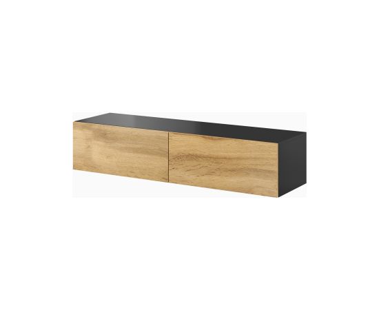 Cama Meble Cama TV stand VIGO 140 30/140/40 black/wotan oak