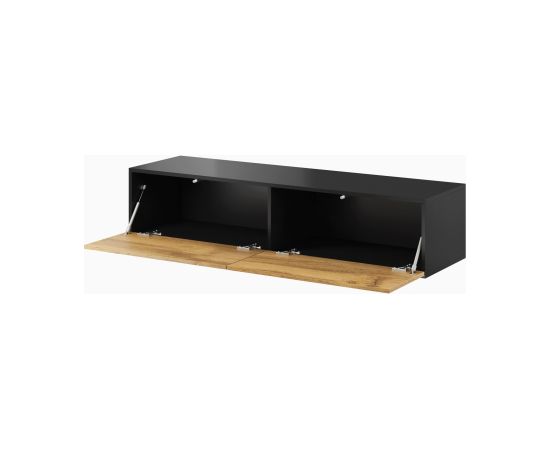 Cama Meble Cama TV stand VIGO 140 30/140/40 black/wotan oak