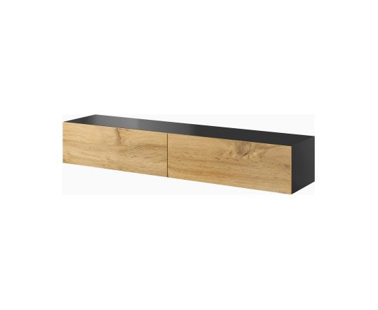 Cama Meble Cama TV Stand VIGO '180' 30/180/40 black/wotan oak