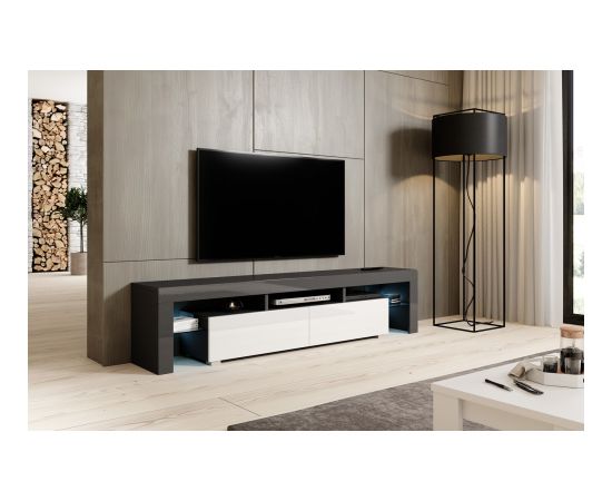 Cama Meble Cama TV stand TORO 200 grey/white gloss