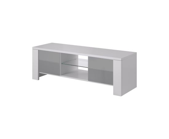 Cama Meble Cama TV stand WEST 42/130/42 white/grey gloss