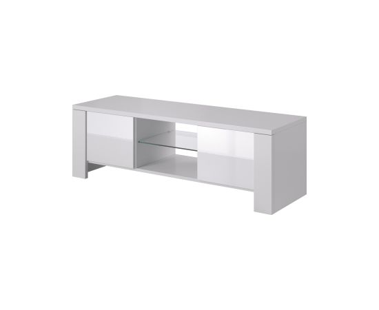 Cama Meble Cama TV stand WEST 42/130/42 white/white gloss