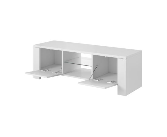 Cama Meble Cama TV stand WEST 42/130/42 white/white gloss