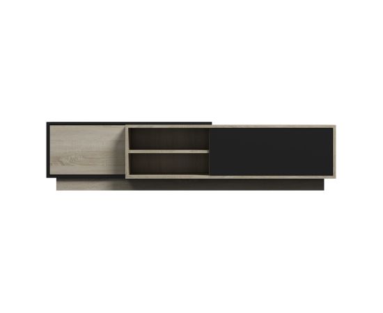 Cama Meble Cama TV cabinet SIGMA1 180 sonoma oak/black gloss