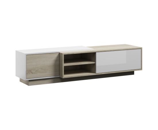 Cama Meble Cama TV cabinet SIGMA1 180 sonoma oak/white gloss