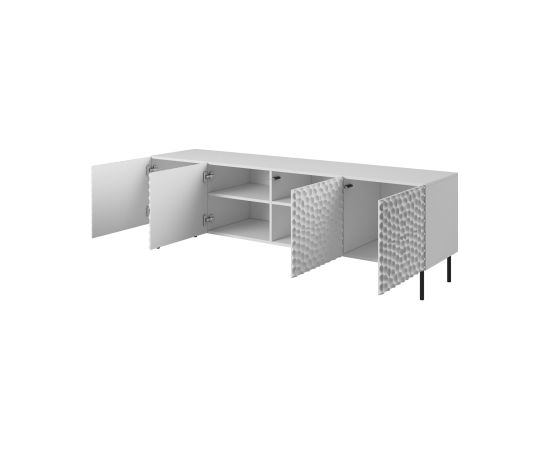 Cama Meble RTV HOLE cabinet 190x40.5x59.5 cm white matt