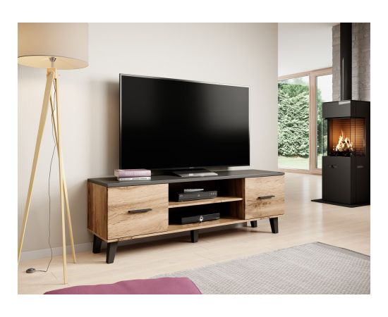 Cama Meble Cama TV stand LOTTA 160 2D2K wotan oak/mat black