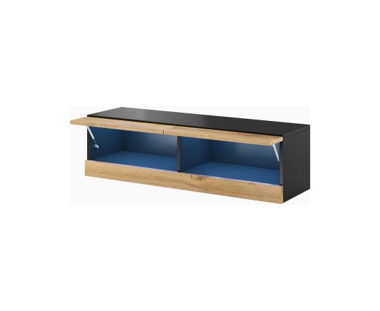 Cama Meble Cama TV stand VIGO NEW 30/140/40 black/wotan oak