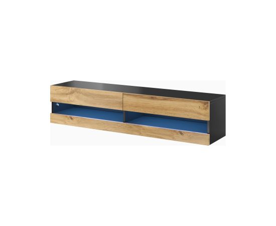 Cama Meble Cama TV stand VIGO NEW 180 30/180/40 black/wotan oak