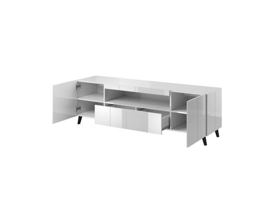 Cama Meble Cama TV stand REJA white gloss/white gloss