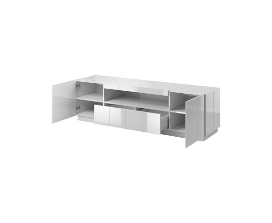 Cama Meble Cama TV stand REJA white gloss/white gloss