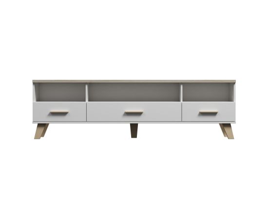 Cama Meble Cama RTV stand LOTTA 180cm white + sonoma oak