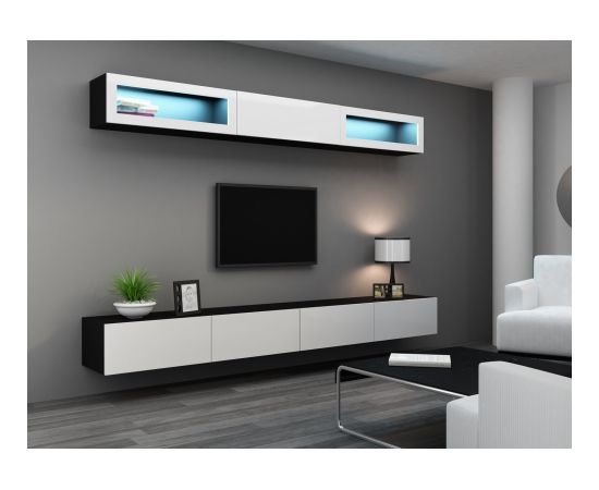 Cama Meble Cama Cabinet VIGO "90" full 90/35/32 black/white gloss