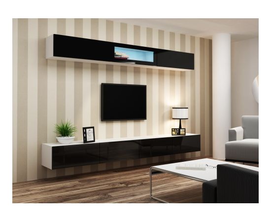 Cama Meble Cama Cabinet VIGO "90" full 90/35/32 white/black gloss